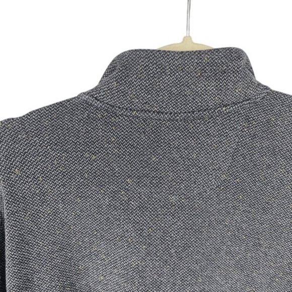 Robert Graham‎ Delage Navy Quarter Zip Pullover Speckled Knit Size S - Picture 5 of 9